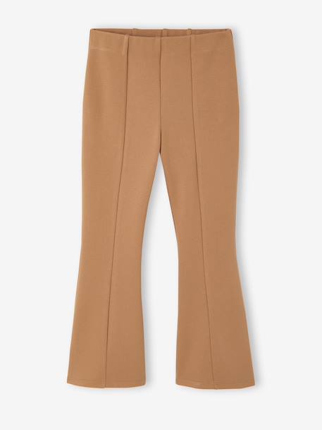 Flared Leggings for Girls black+camel 