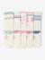 Pack of 5 Pairs of Sports Socks for Girls ecru 