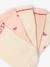 Pack of 5 Pairs of 'Hearts' Socks for Babies old rose 