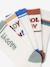 Pack of 5 pairs of 'Cool' socks for boys ecru 