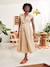 Long Cotton Poplin Dress, Maternity & Nursing sandy beige 