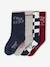 Pack of 4 Pairs of 'Skate' Socks for Boys navy blue 