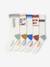 Pack of 5 pairs of 'Cool' socks for boys ecru 