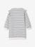 Fleece Dress with Frill for Girls ecru+emerald green+vanilla 