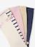 Pack of 5 Pairs of 'Unicorn' Socks for Girls navy blue 