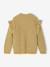 Frilly Cable Knit Jumper for Girls golden beige 