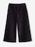 Wide Corduroy Trousers for Girls anthracite+BROWN MEDIUM SOLID+chocolate+ecru+grey blue+khaki+mauve+plum+rose 