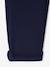 Boys' Fleece Trousers ink blue+printed black 