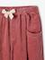 Loose-Fit Corduroy Trousers for Girls bordeaux red+chocolate+old rose 