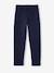 Boys' Fleece Trousers ink blue+printed black 
