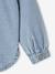 Loose Fit Denim Shirt for Girls light blue 