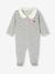Pack of 3 Velour 'Hearts' Sleepsuits for Newborns night blue 