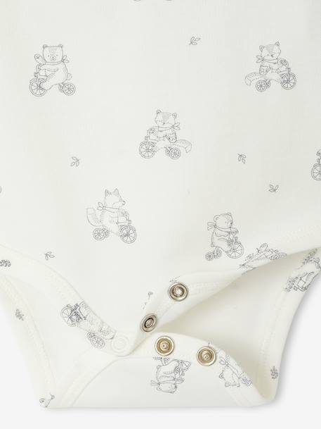 Pack of 2 Long-Sleeved Bodysuits, Newborn Special aqua green 