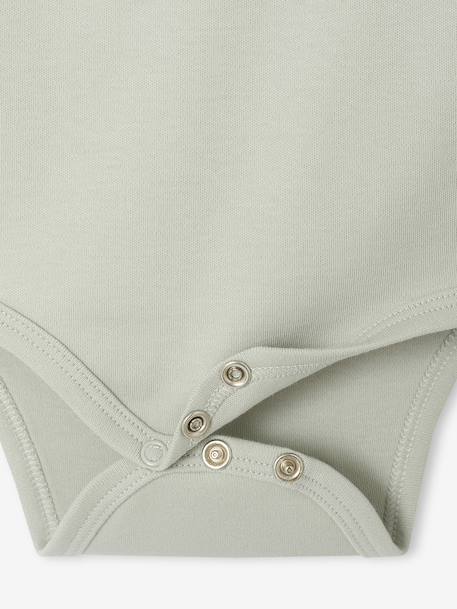 Pack of 2 Long-Sleeved Bodysuits, Newborn Special aqua green 