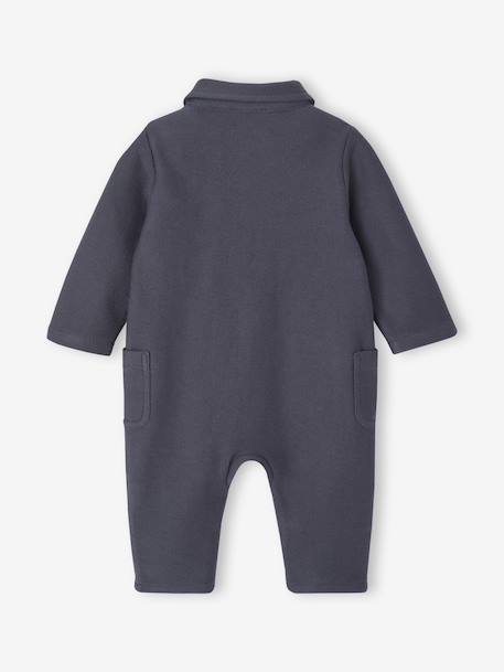 Twill Jumpsuit for Newborns slate blue 