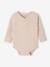 Pack of 3 Striped Bodysuits, Newborn Special rose 
