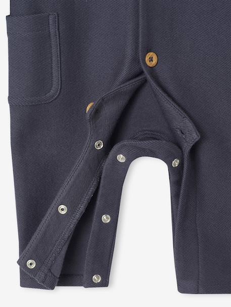 Twill Jumpsuit for Newborns slate blue 