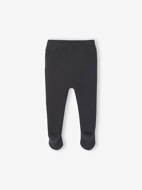 Footed Trousers for Newborns anthracite 