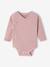 Pack of 3 Striped Bodysuits, Newborn Special rose 