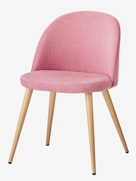 Desk Chair, Junior Special , in Fabric Blue+Light Pink+Yellow 