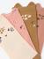 Pack of 4 Pairs of 'Animals' Socks for Babies rose 