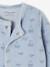 Pack of 3 Velour Sleepsuits for Newborns night blue 