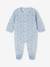 Pack of 3 Velour Sleepsuits for Newborns night blue 
