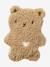 Cuddly Toy Hot Water Bottle navy blue+pecan nut 