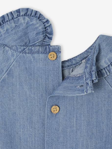 Denim Blouse for Newborns stone 