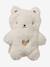 Cuddly Toy Hot Water Bottle ecru+navy blue+pecan nut 