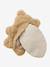 Cuddly Toy Hot Water Bottle navy blue+pecan nut 