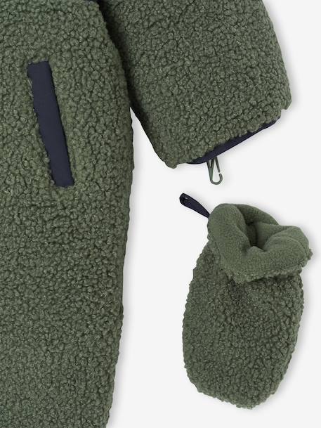 Sherpa Pramsuit for Newborns khaki 