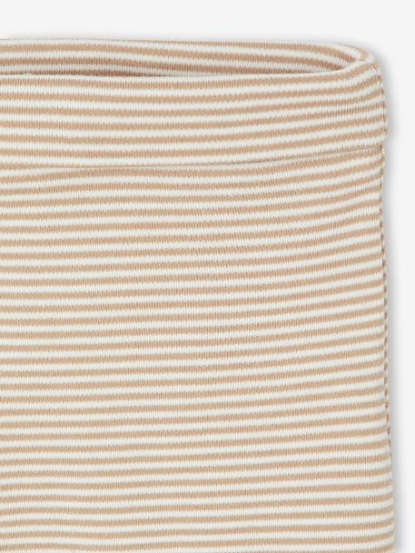 4-Piece Size-Adaptable Set for Newborns: Bodysuit + Leggings + Bib + Comforter ecru 