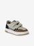 Leather Hook-&-Loop Trainers for Children, Designed for Autonomy set brown 