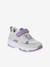 Trainers with hook and loop tape fastening and elasticated laces for children in nursery school collection ecru 