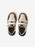 Leather Hook-&-Loop Trainers for Children, Designed for Autonomy set brown 