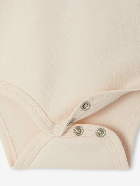 Pack of 2 Long-Sleeved Bodysuits, Newborn Special rose 