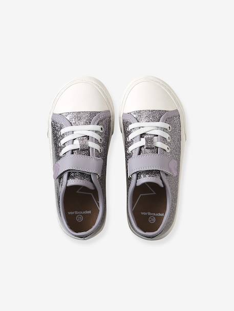 Synthetic Trainers with Hook-&-Loop Fasteners for Girls lilac 
