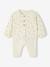 Fleece Cardigan + Trouser Set for Newborns blue+ecru 