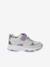 Trainers with hook and loop tape fastening and elasticated laces for children in nursery school collection ecru 