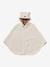 Travel Poncho Adaptable to Car Seat & Baby Carrier beige+ecru 
