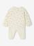 Fleece Cardigan + Trouser Set for Newborns blue+ecru 