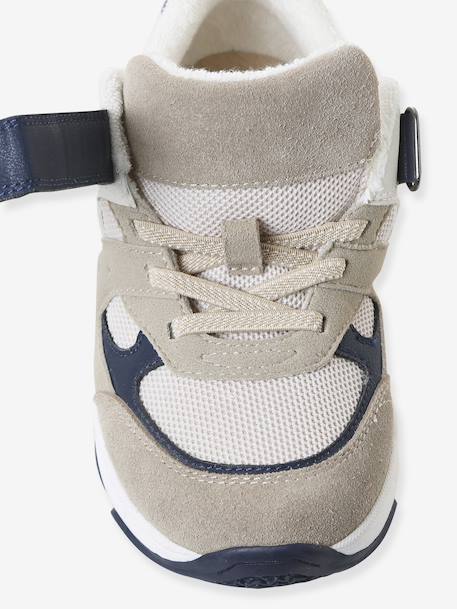 Trainers with Elasticated Laces & Hook-&-Loop Straps for Children ecru 