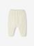 Fleece Cardigan + Trouser Set for Newborns blue+ecru 
