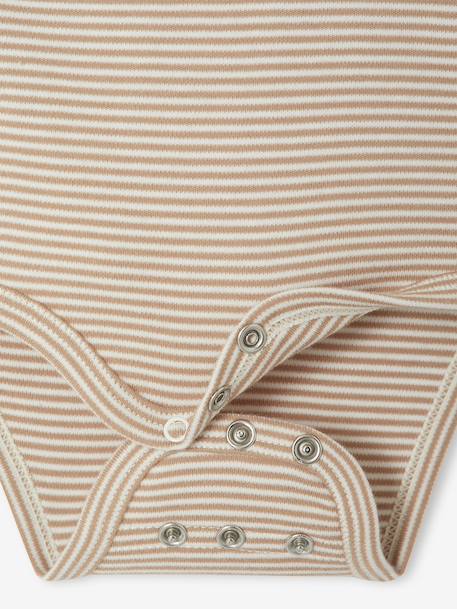 4-Piece Size-Adaptable Set for Newborns: Bodysuit + Leggings + Bib + Comforter ecru 