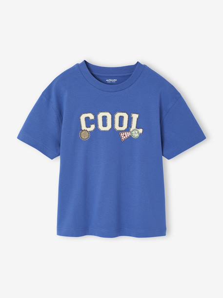 T-Shirt with Print on the Front for Boys blue 