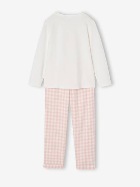 'Dancer' Flannel Pyjamas for Girls rose 