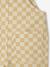 Chequered Dungarees for Girls chequered yellow 