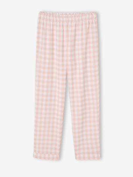 'Dancer' Flannel Pyjamas for Girls rose 