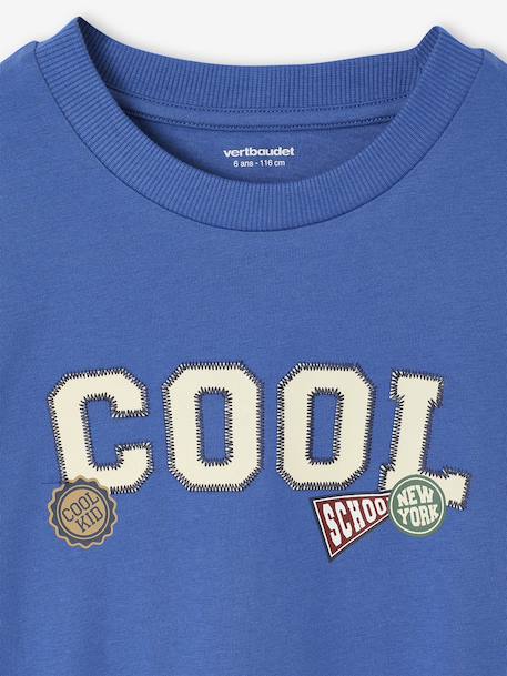 T-Shirt with Print on the Front for Boys blue 